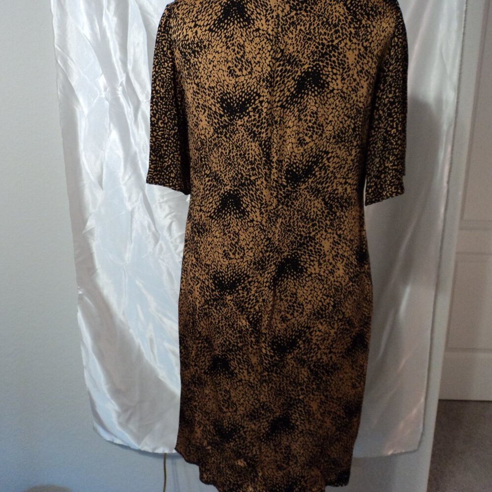 Black and Yellow Women's Dress - Picture 3 of 6